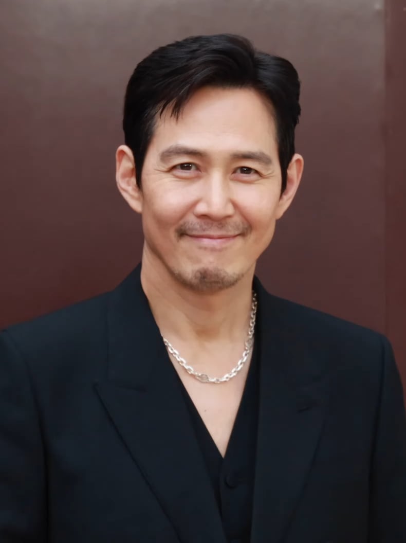 Lee Jung-jae, who leads Squid Game, at an event in March 2024