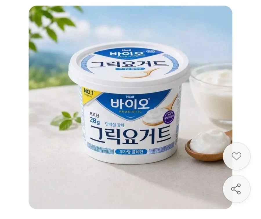 매일 바이오 그릭요거트 무가당 플레인 400ml 6개 (16,800원/무료)