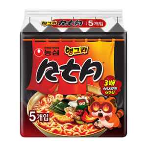 [ㅋㅍ] 너구리 앵그리 121g, 5개 (3,550원)