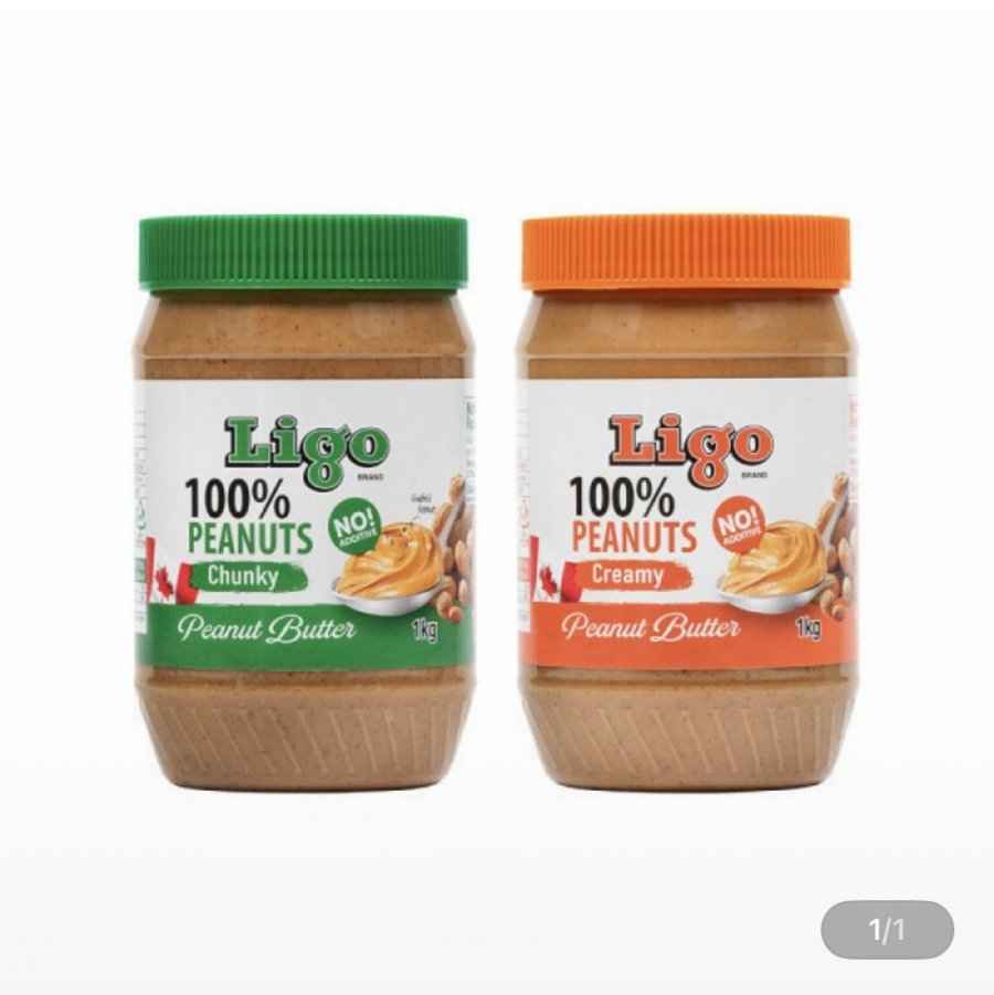 리고 100% 땅콩버터 땅콩잼 대용량 1kg 2종