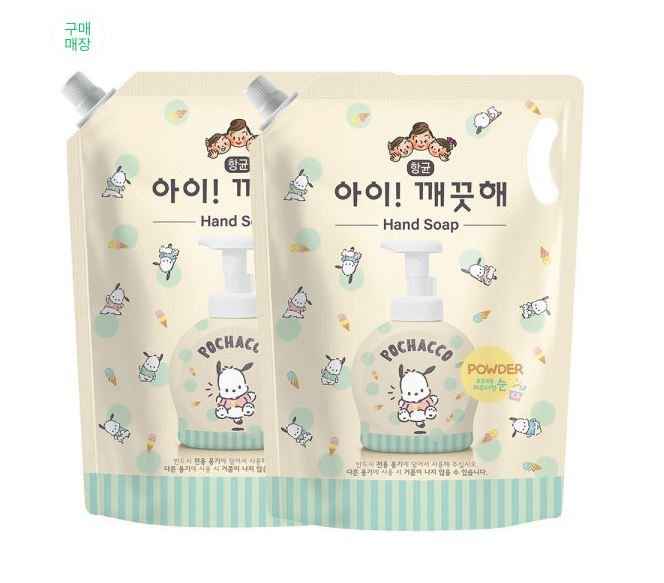 아이깨끗해X포차코 핸드워시 순향 리필 1.8L 2개 (14,790원/무료)