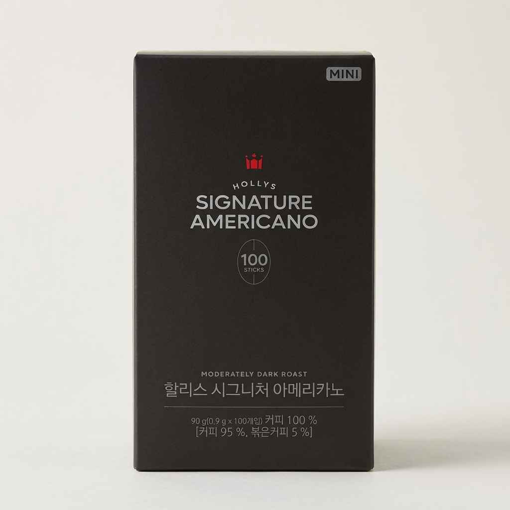 [토스]<역대 급>할리스 시그니처 아메리카노 미니, 다크, 0.9g, 100개입, 2개 (14400원) 개입당 72원