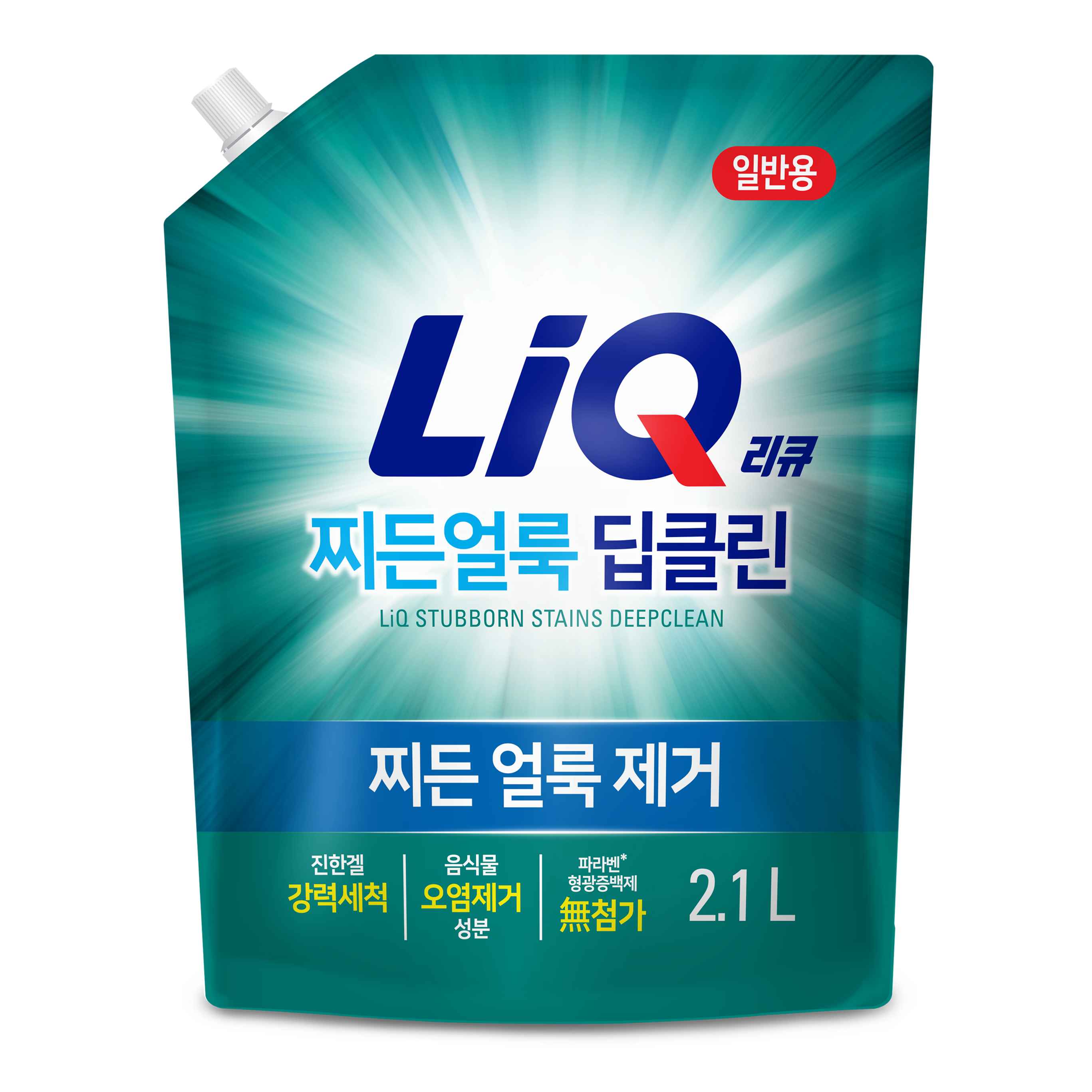 리큐 찌든 얼룩 딥클린 액상세제 일반용, 2.1L, 1개