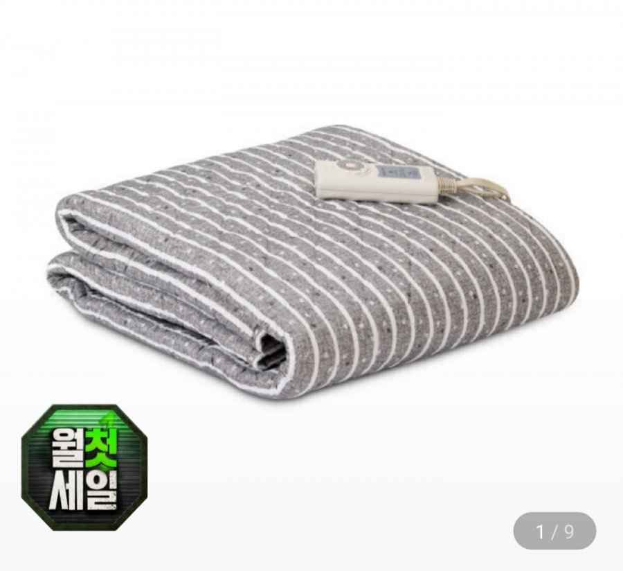 한일의료기 오브휴 워셔블 이중열선 탄소 전기요 (24,940원/무료)