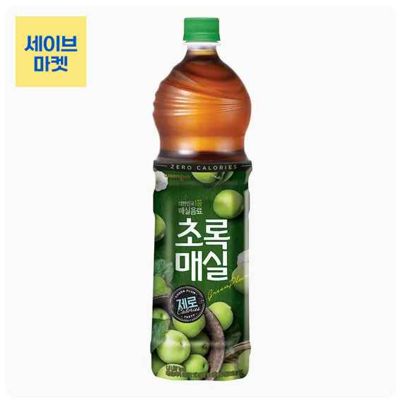 [롯데온] 초록매실 제로 1.5L x 12페트