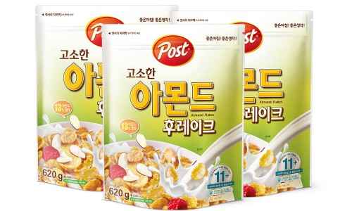 동서식품 포스트 아몬드후레이크 620g × 3개