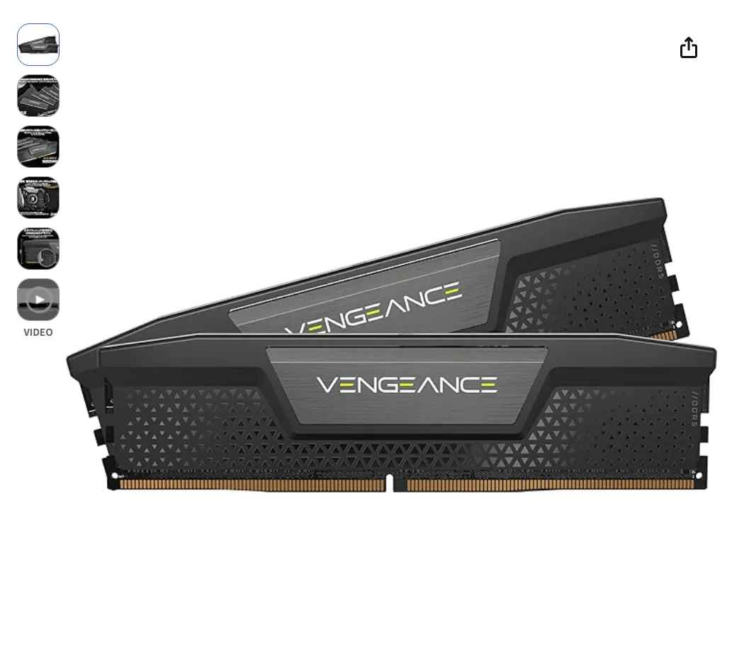 [아마존재팬] 커세어 벤젼스 DDR5 64GB 6400MHz CL42