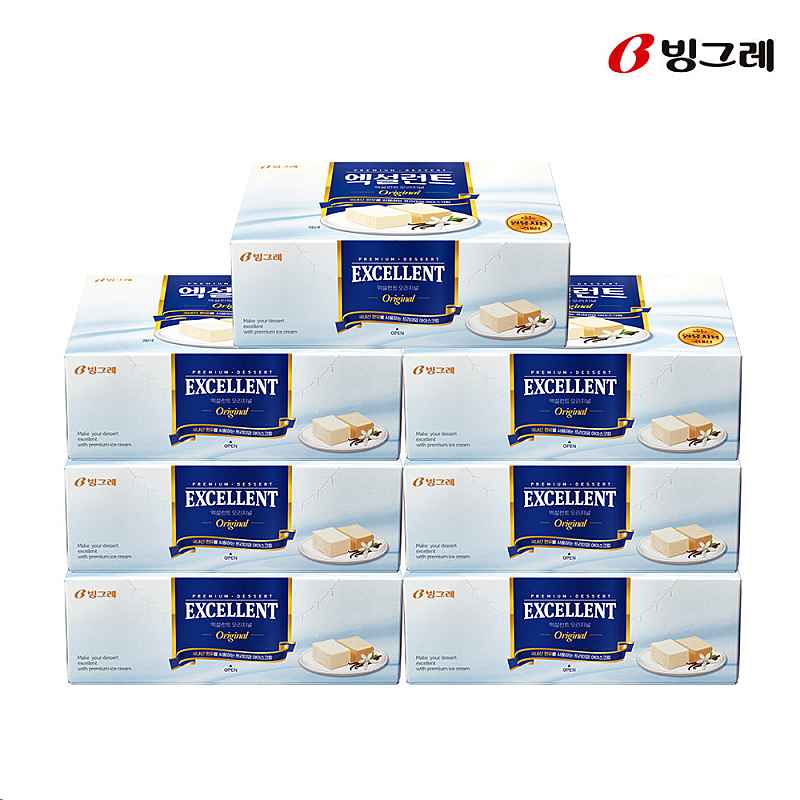 빙그레 더 엑설런트 오리지널 800ml 7박스