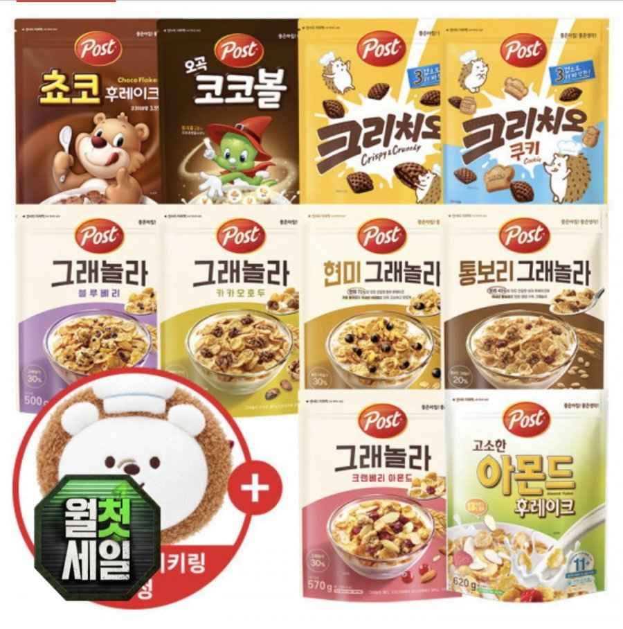 포스트 아몬드후레이크 620g 외 10종 3개 골라담기
