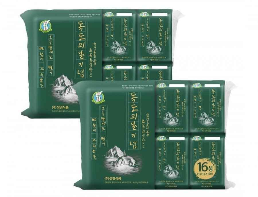 성경김 독도에디션 올리브녹차김 4g 32개