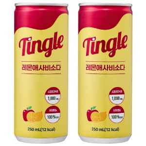 일화 Tingle 레몬애사비소다 250ml 30개