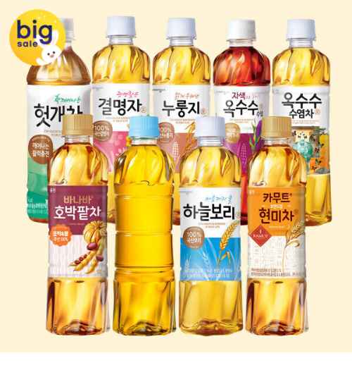 [지마켓] <대박 딜> 20입+20입 하늘보리 /옥수수수염차/카무트현미차/결명자차 외 9종 500ml 골라담기 (19,210원)