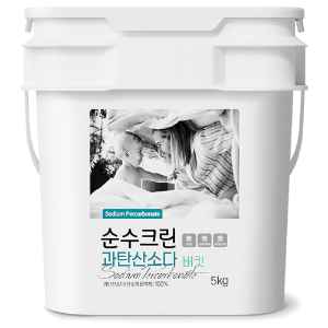 [ㅋㅍ] 순수크린 과탄산소다 버킷 찌든때제거 산소계표백제, 5kg (9,330원)
