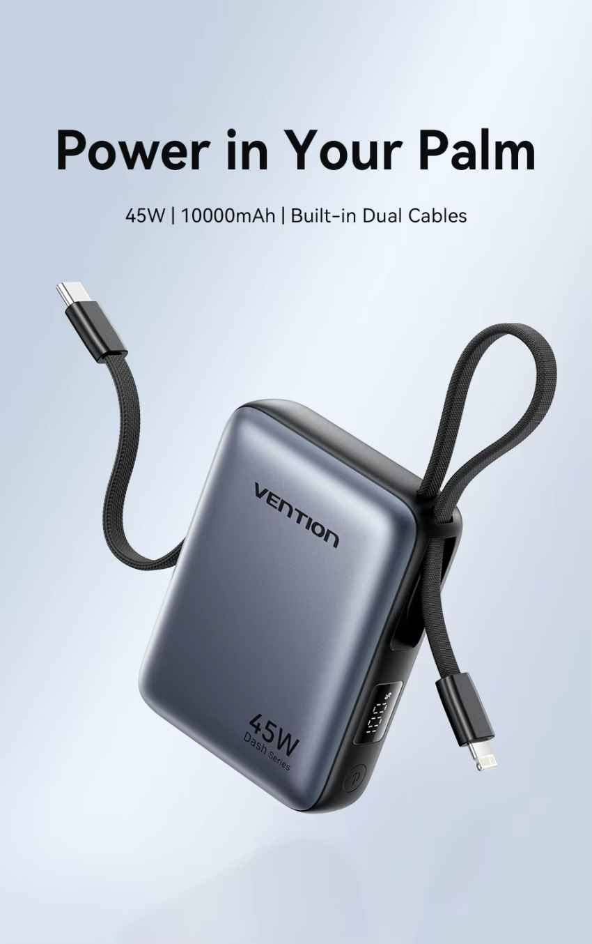 벤션 45W 10000mAh 보조배터리