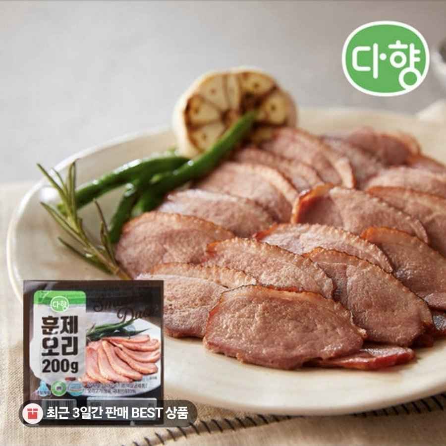 다향 훈제오리 200g 6개 (15,200원/무료)