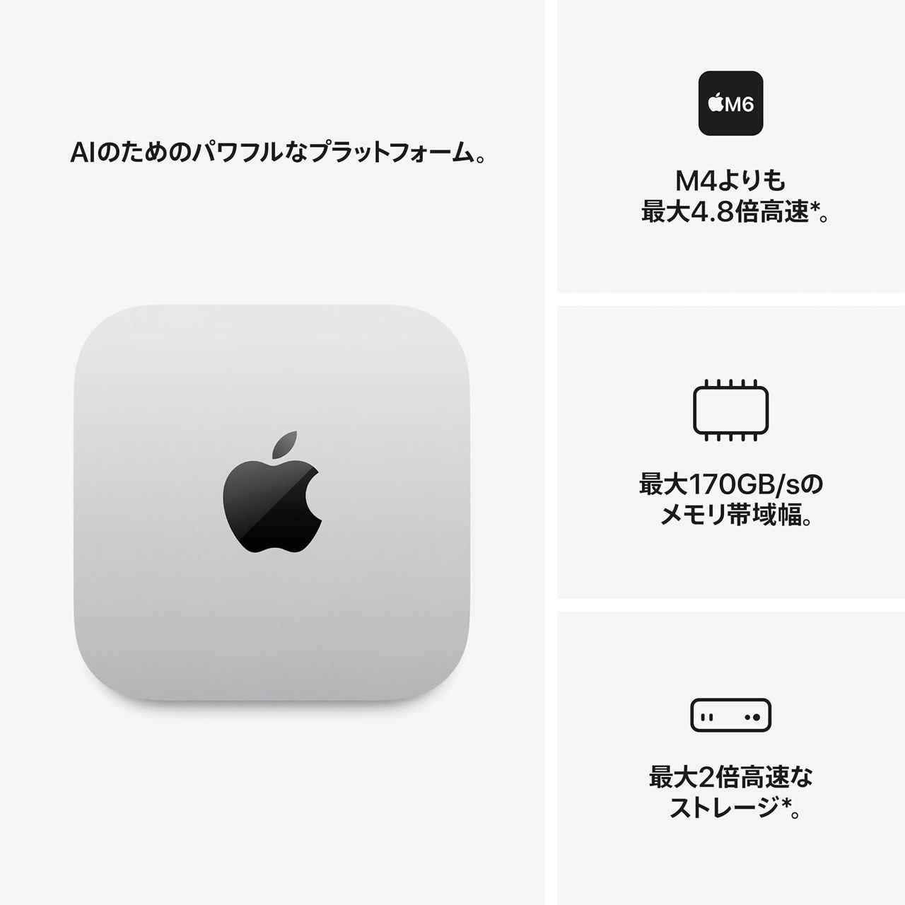 맥미니 m6 256GB SSD, 16GB RAM (¥149,800/무료)