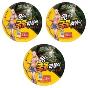 [ㅋㅍ] <대박 딜> 왕뚜껑 국물라볶이, 130g, 3개 (3,820원) 개당 1273원