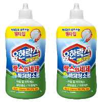 유한락스 멀티액션 락스와세제 바닥청소용 1L 2개