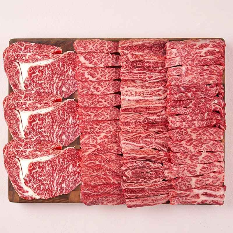 [토스] 1++한우 투뿔 소한마리 모둠, 400g, 1세트 + 사은품 가위
