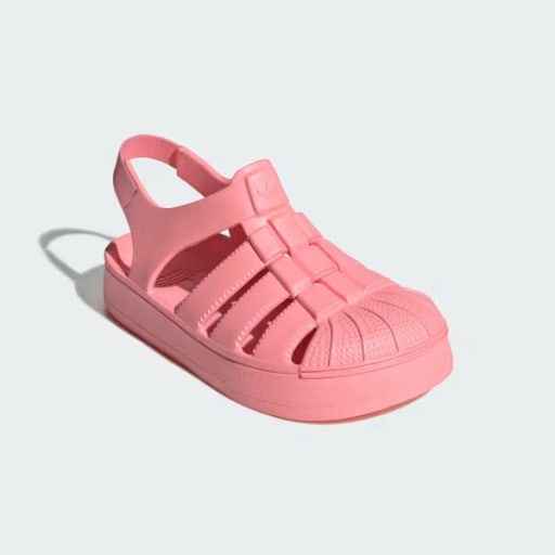 아디다스 슈퍼스타 샌들 핑크 키즈