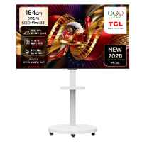 TCL 65C8L 65인치 4K UHD Mini LED Google TV + 대형 무빙 스탠드 화이트 세트