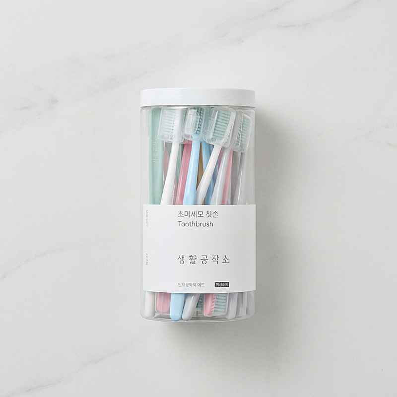 [토스]<역대 급>생활공작소 초미세모 칫솔, 24개입, 1개 (7,630원)