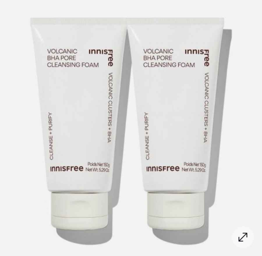 이니스프리 화산송이 모공 바하 클렌징 폼 150g 2개