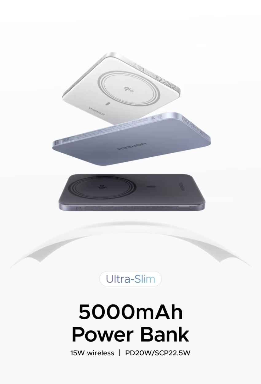유그린 울트라 슬림 Qi2 맥세이프 보조배터리 5000mAh