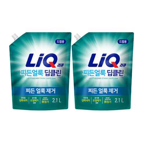 리큐 찌든 얼룩 딥클린 액상세제 2.1L 2개