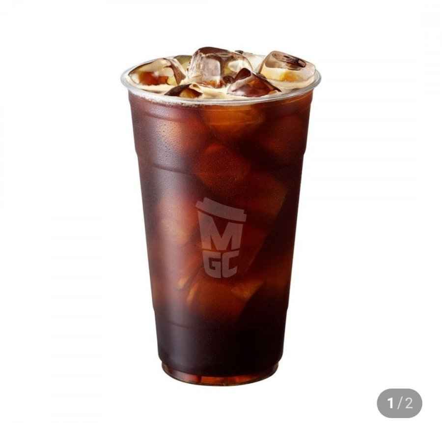 메가커피 아이스 아메리카노 (1,600원/무료)