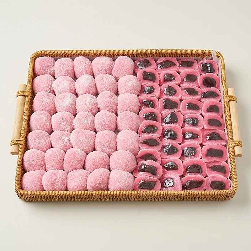 [토스]<역대 급>농가살리기 딸기색 찹쌀떡, 60g, 30개입, 1박스 (11210원) 10g당 63원