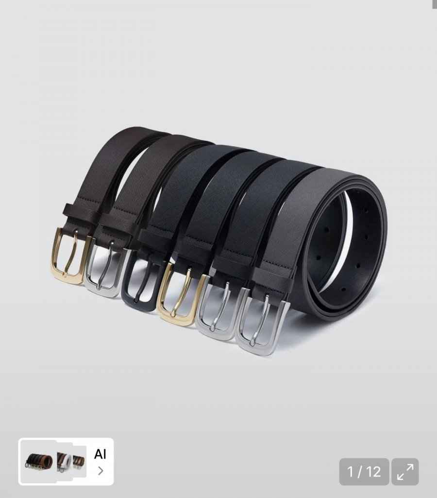 무신사스탠다드 사피아노 신세틱 레더 벨트 30mm (8,760원/무료)