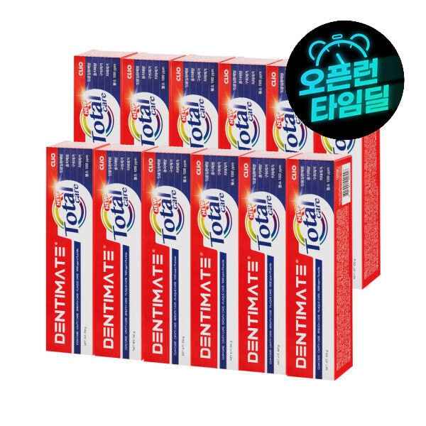 [지마켓(멤버십)] 크리오 덴티메이트 올인원 토탈케어 치약 150g 12개