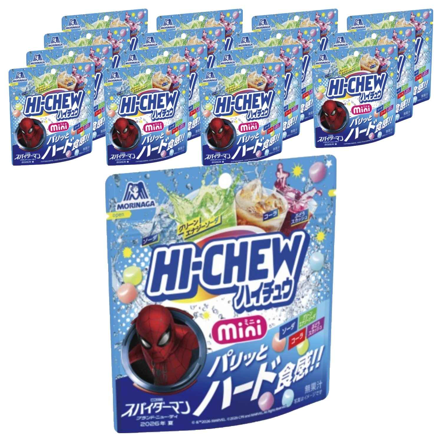 초특가 [ㅋㅍ] <역대 급> 하이츄 미니 소다 + 멜론 소다 + 콜라 + 포도스쿼시, 60g, 16개 (13550)