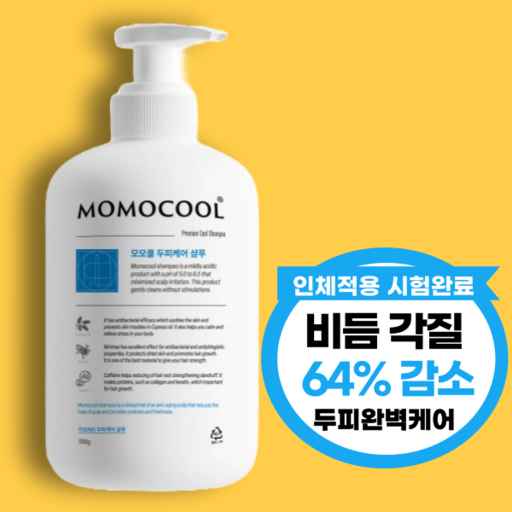 모모쿨 님트리 지루성 두피 비듬 각질 케어 약산성 샴푸, 1개, 500ml