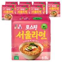 풀무원 자연건면 로스팅 서울 라면 97g 32개