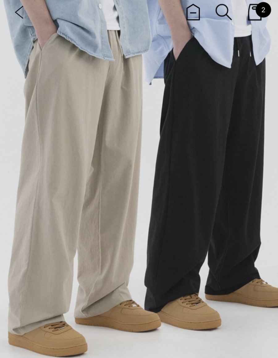 세미 와이드 팬츠 2PACK (39,015원/무료)