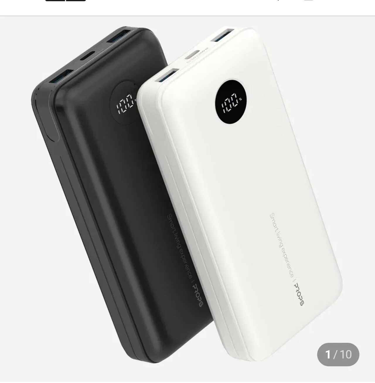 [네이버] 프롭스 45W PPS 초고속 충전 보조배터리 20000mAh (17,480원) (무료)