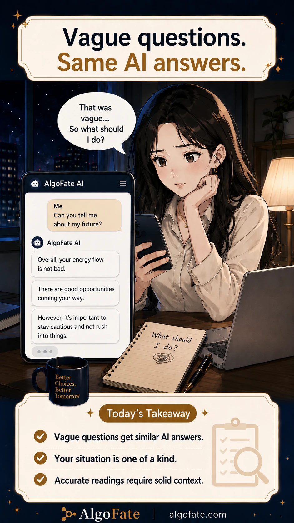 AlgoFate provides a framework for choices