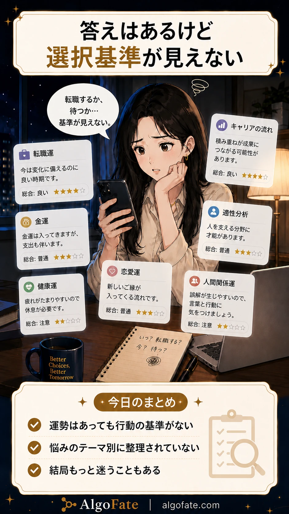 AlgoFateには分析プロセスがある