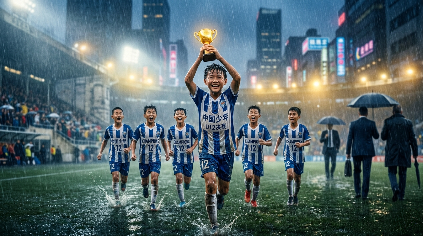 U12雨中夺冠