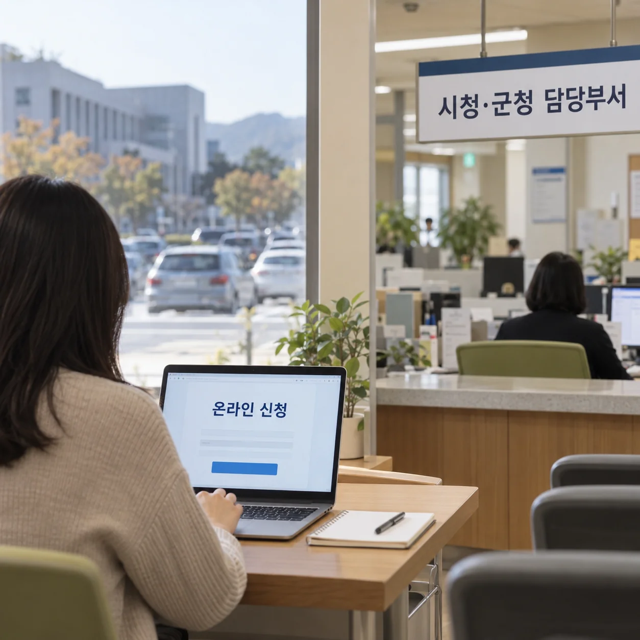 정부24 온라인 신청과 시군청 방문 접수 방법 안내