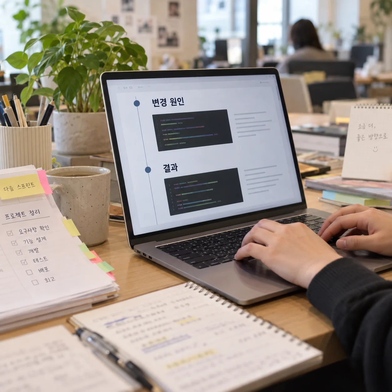 변경 이력과 코드 구조를 정리한 개발 포트폴리오 작업 공간