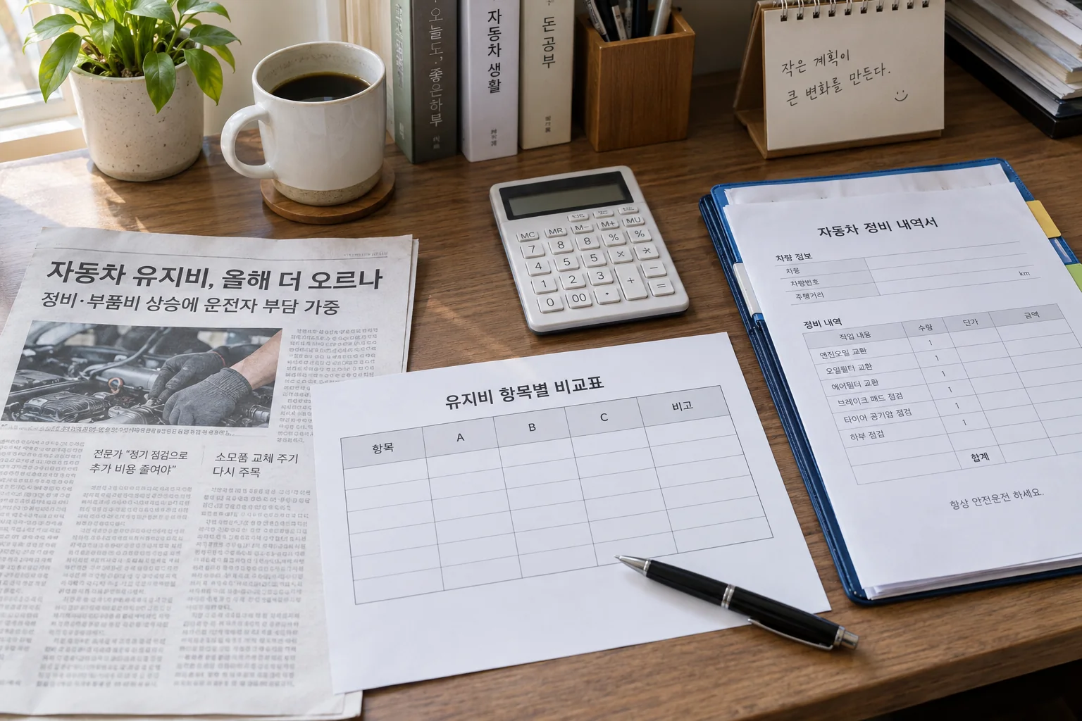 시장 전망 제목과 검증 가능한 수치를 구분해 정리한 책상