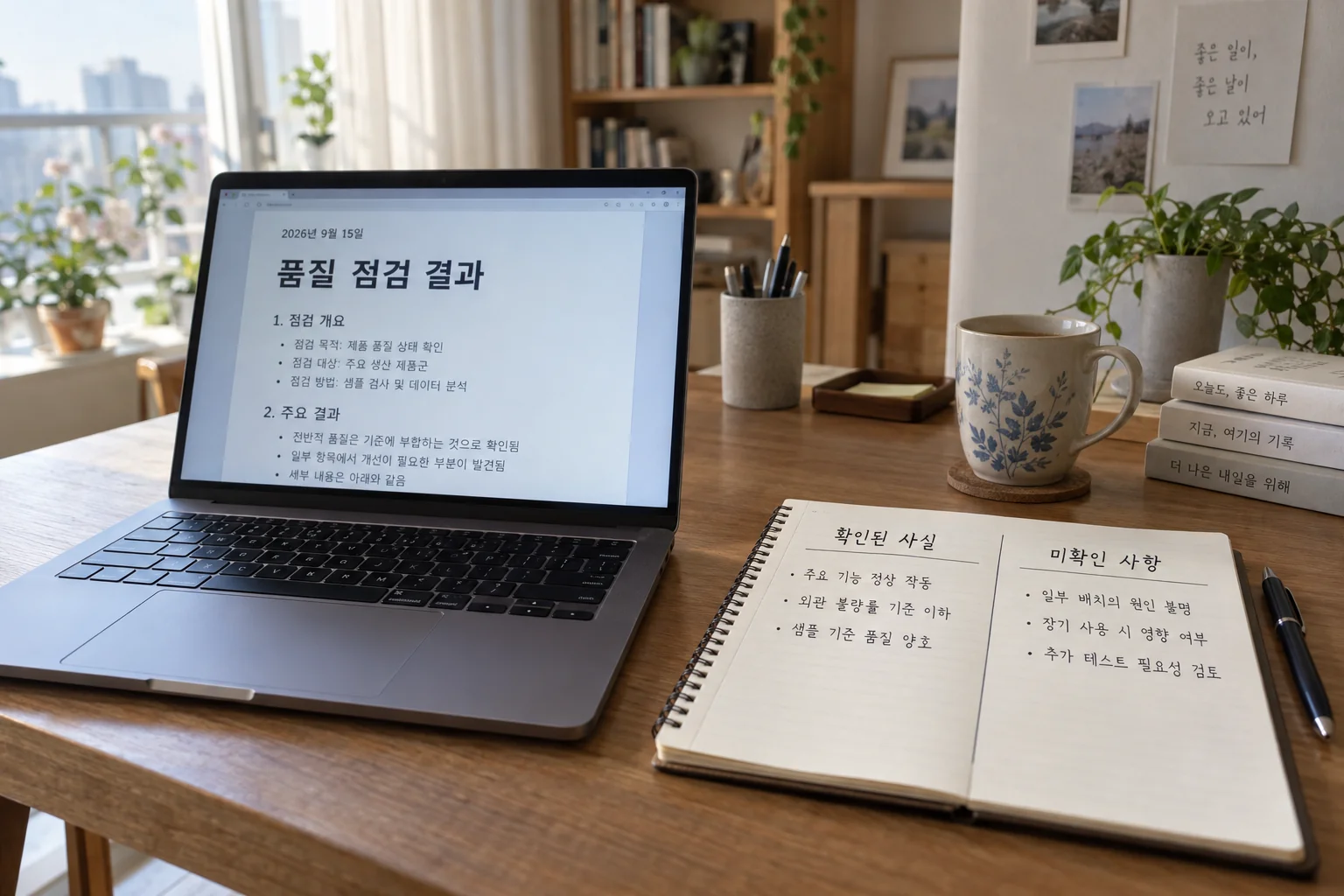 게시일과 제목만 확인된 소비자 정보 화면을 살피는 장면